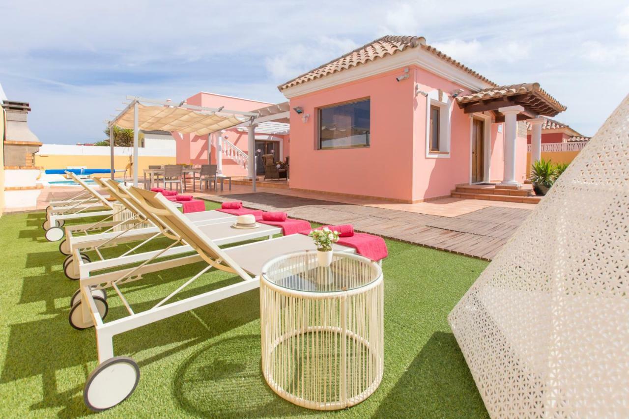 Villa Bella Lucia 3. Piscina Climatizada, WiFi, BBQ. Corralejo Esterno foto