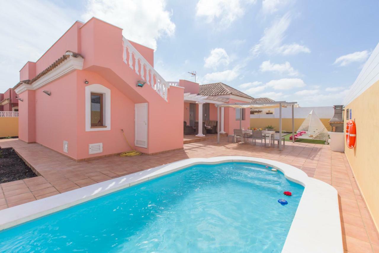 Villa Bella Lucia 3. Piscina Climatizada, WiFi, BBQ. Corralejo Esterno foto